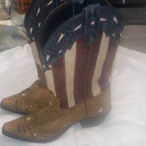 Laredo western boots Patriotic Cowboy Boots with Stars and Stripes